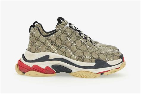 balenciaga triple s x gucci